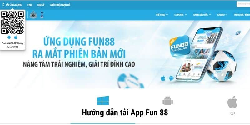 Hướng dẫn tải App Fun88